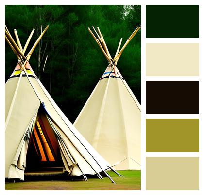 American Indian Generated Teepee Image